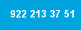 922 213 37 51 922 213 37 51